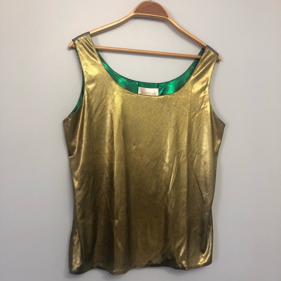 Four-way reversible metallic vintage tank top - Picture 10 of 13